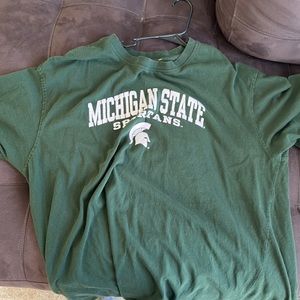 Green Michigan state shirt